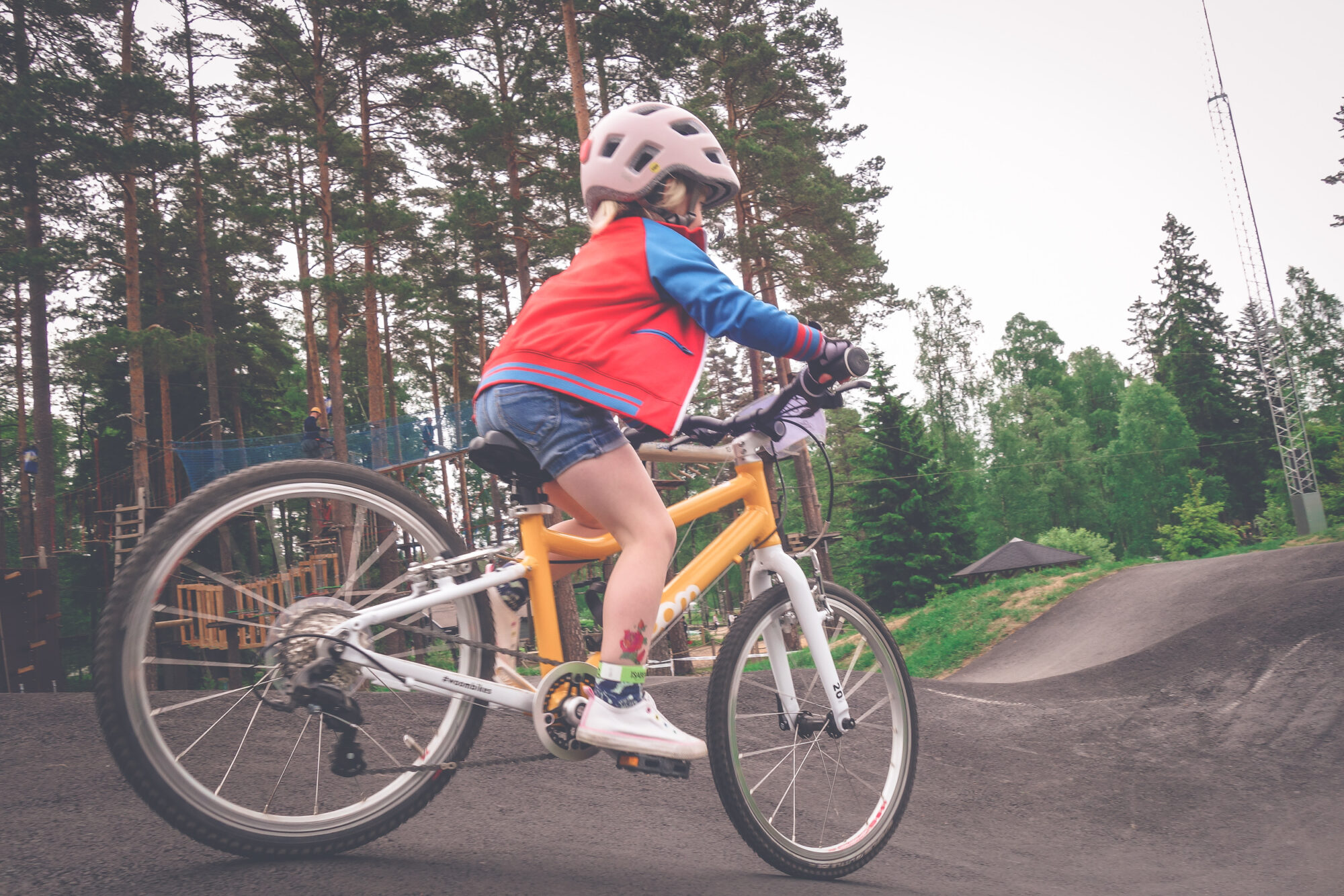 Cykla MTB med barn